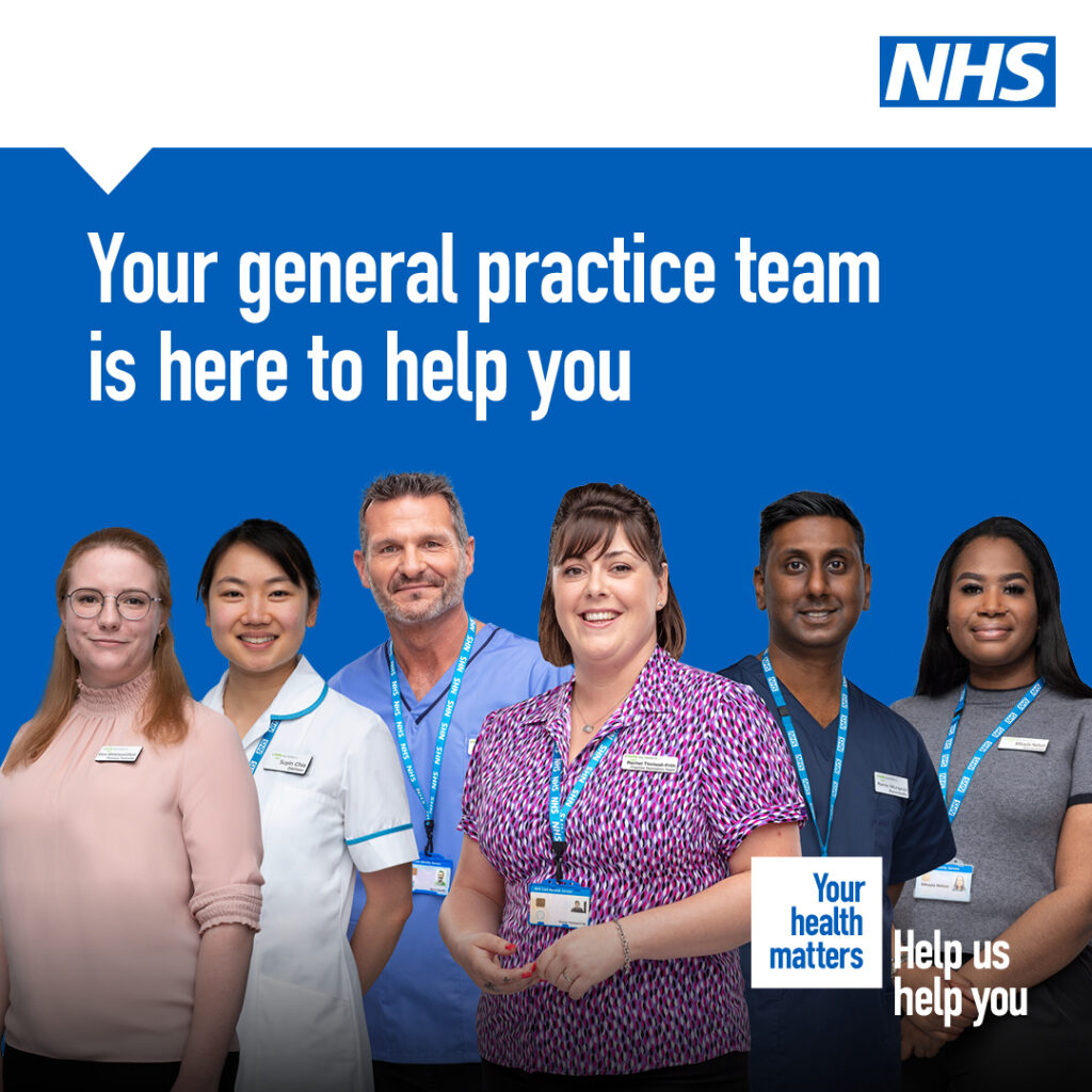 Your general practice team is here to help you